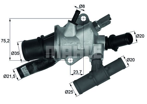 WILMINK GROUP Termostats, Dzesēšanas šķidrums WG1217613